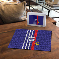 Custom French Football Puzzle France 98 Retro Style
