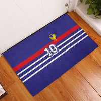 Custom French Football Rubber Doormat France 98 Retro Style