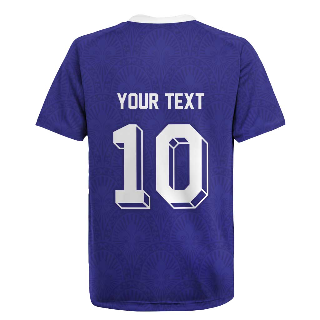 Custom French Football Rugby Jersey France 98 Retro Style