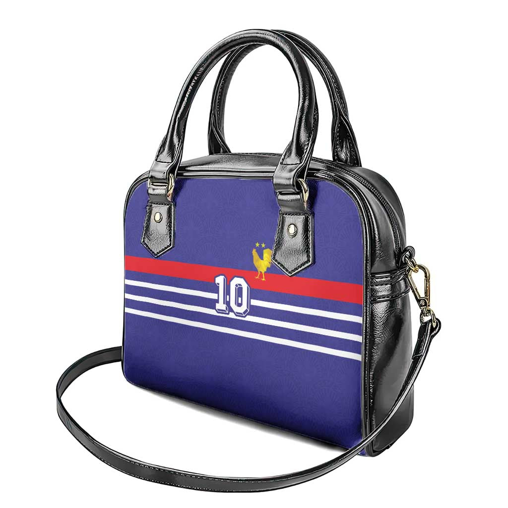 Custom French Football Shoulder Handbag France 98 Retro Style
