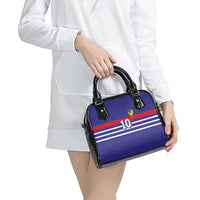 Custom French Football Shoulder Handbag France 98 Retro Style