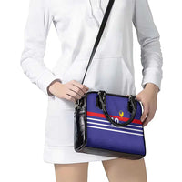 Custom French Football Shoulder Handbag France 98 Retro Style