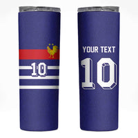 Custom French Football Skinny Tumbler France 98 Retro Style