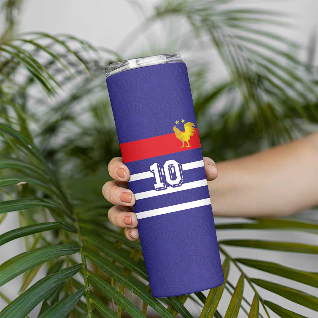 Custom French Football Skinny Tumbler France 98 Retro Style