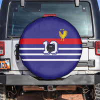 Custom French Football Spare Tire Cover France 98 Retro Style