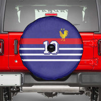 Custom French Football Spare Tire Cover France 98 Retro Style