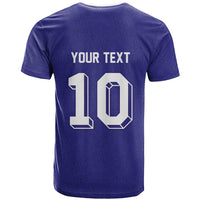Custom French Football T Shirt France 98 Retro Style