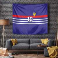 Custom French Football Tapestry France 98 Retro Style