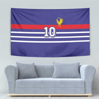 Custom French Football Tapestry France 98 Retro Style