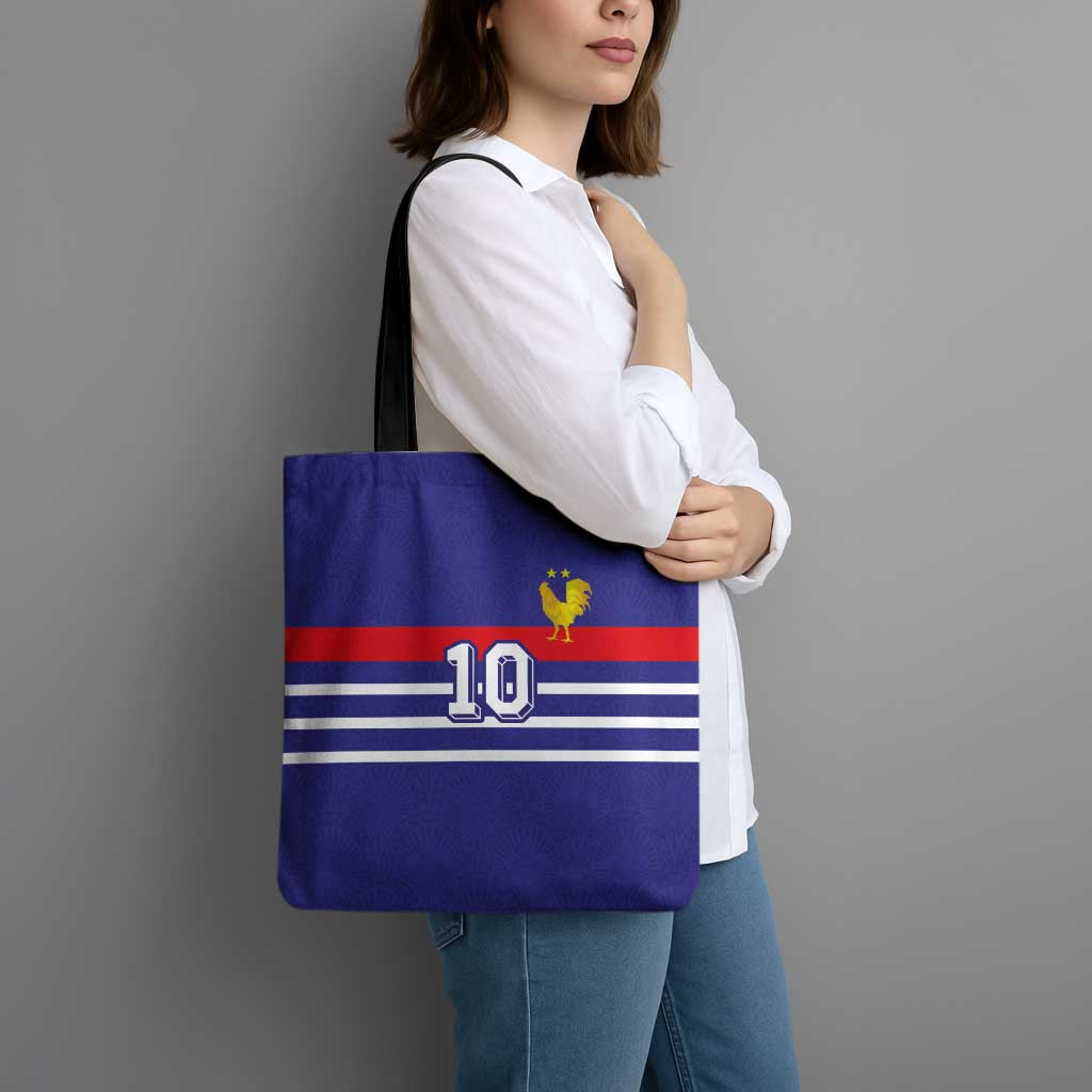 Custom French Football Tote Bag France 98 Retro Style