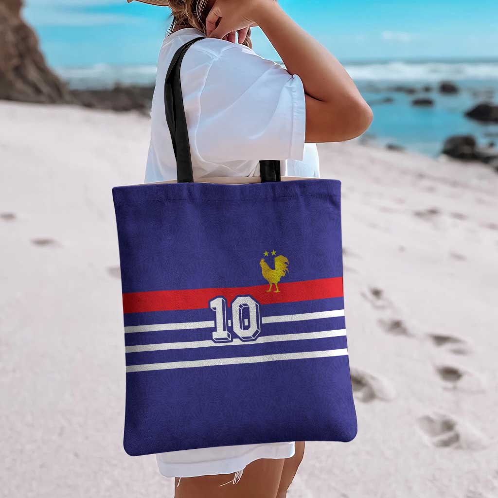 Custom French Football Tote Bag France 98 Retro Style