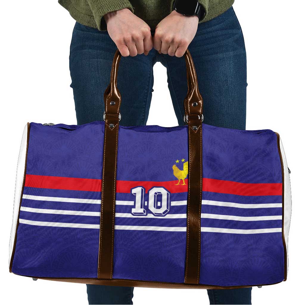 Custom French Football Travel Bag France 98 Retro Style
