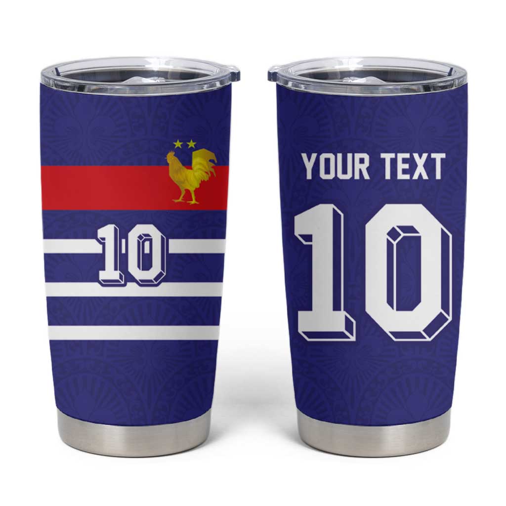 Custom French Football Tumbler Cup France 98 Retro Style