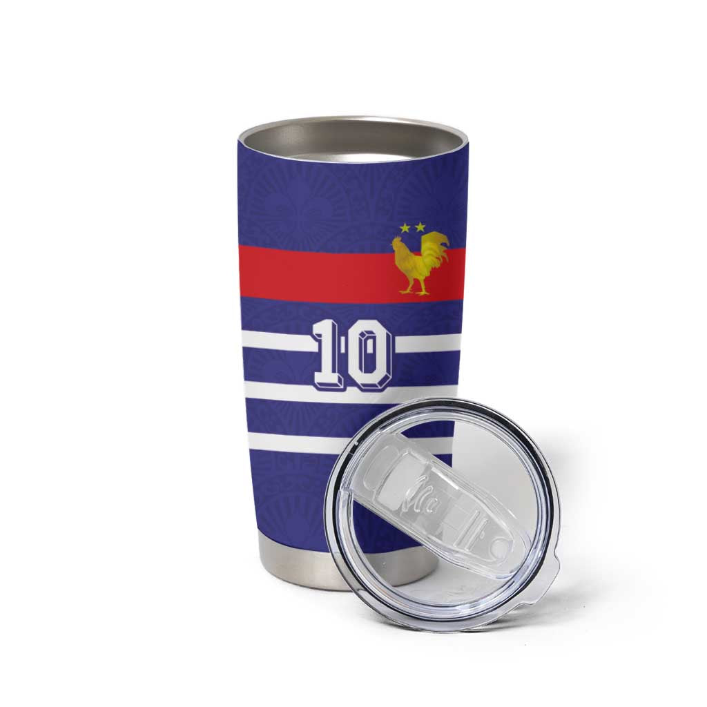 Custom French Football Tumbler Cup France 98 Retro Style