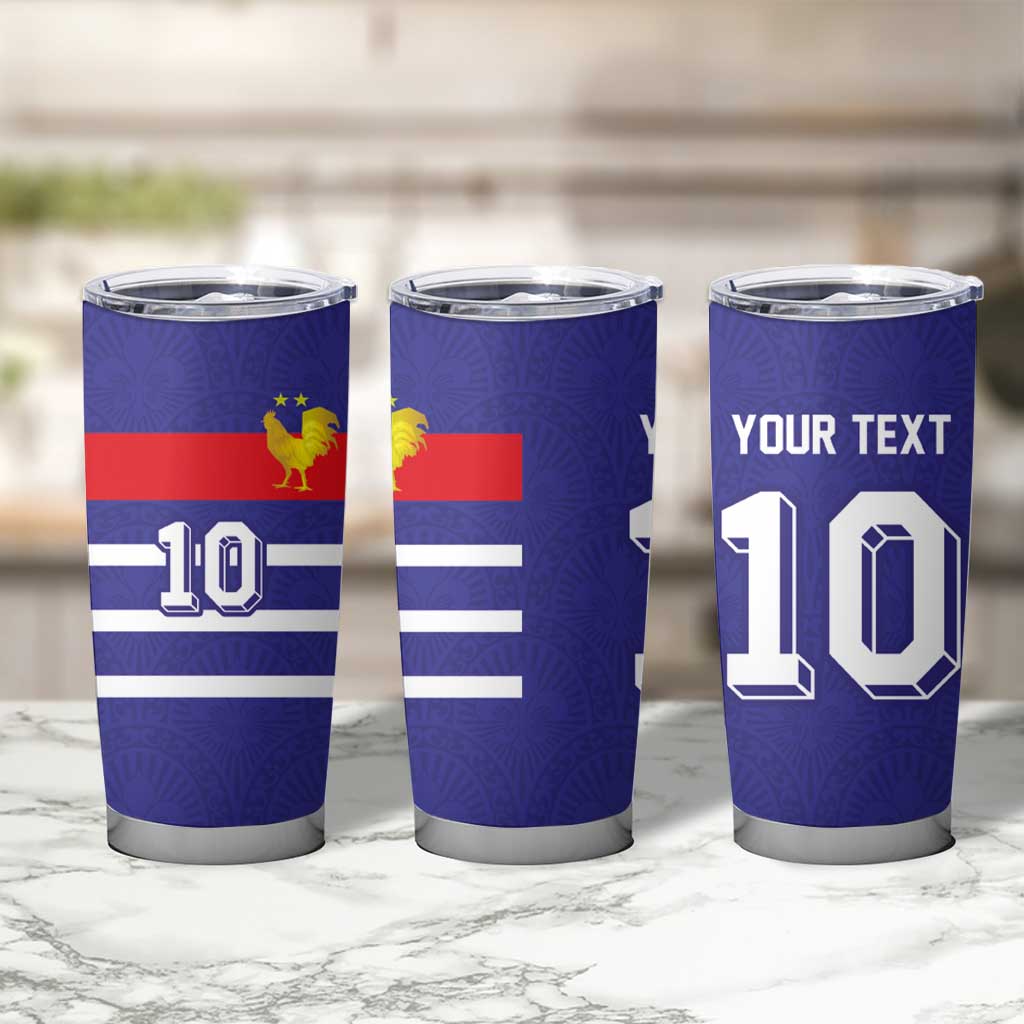 Custom French Football Tumbler Cup France 98 Retro Style