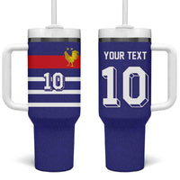 Custom French Football Tumbler With Handle France 98 Retro Style