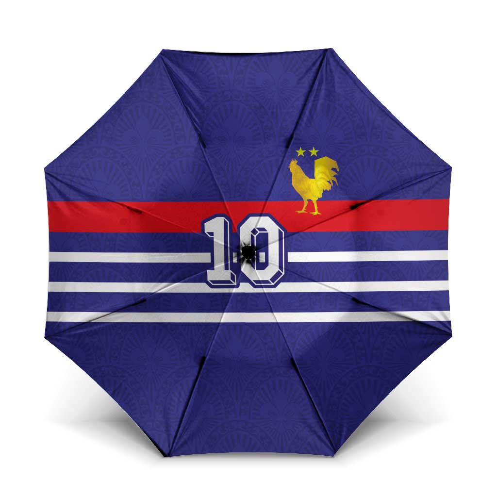 Custom French Football Umbrella France 98 Retro Style