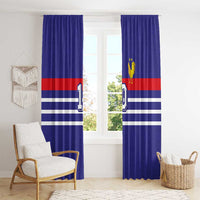 Custom French Football Window Curtain France 98 Retro Style
