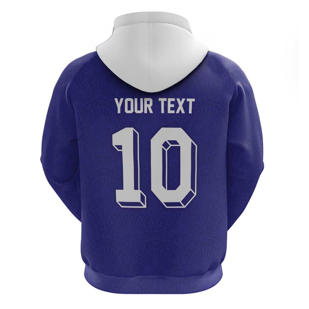 Custom French Football Zip Hoodie France 98 Retro Style