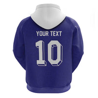 Custom French Football Zip Hoodie France 98 Retro Style