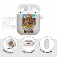 Texas Cultural Heritage AirPods Case Cowboy and Desert Howdy Y'All Don'T Mess