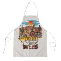 Texas Cultural Heritage Apron Cowboy and Desert Howdy Y'All Don'T Mess