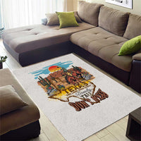 Texas Cultural Heritage Area Rug Cowboy and Desert Howdy Y'All Don'T Mess