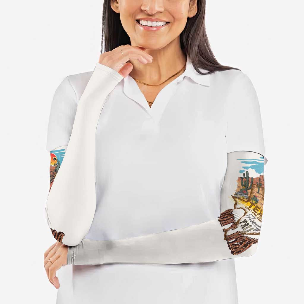Texas Cultural Heritage Arm Sleeves Cowboy and Desert Howdy Y'All Don'T Mess