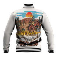 Texas Cultural Heritage Baseball Jacket Cowboy and Desert Howdy Y'All Don'T Mess