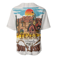 Texas Cultural Heritage Baseball Jersey Cowboy and Desert Howdy Y'All Don'T Mess