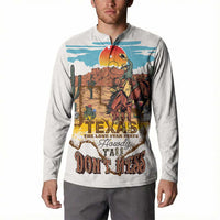 Texas Cultural Heritage Button Sweatshirt Cowboy and Desert Howdy Y'All Don'T Mess