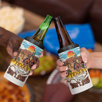 Texas Cultural Heritage 4 in 1 Can Cooler Tumbler Cowboy and Desert Howdy Y'All Don'T Mess