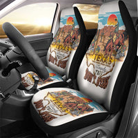 Texas Cultural Heritage Car Seat Cover Cowboy and Desert Howdy Y'All Don'T Mess