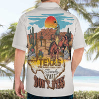 Texas Cultural Heritage Hawaiian Shirt Cowboy and Desert Howdy Y'All Don'T Mess