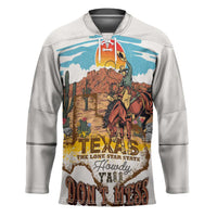 Texas Cultural Heritage Hockey Jersey Cowboy and Desert Howdy Y'All Don'T Mess