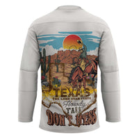 Texas Cultural Heritage Hockey Jersey Cowboy and Desert Howdy Y'All Don'T Mess