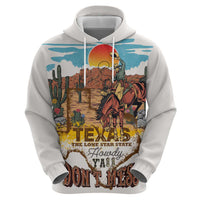 Texas Cultural Heritage Hoodie Cowboy and Desert Howdy Y'All Don'T Mess