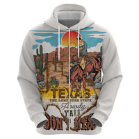 Texas Cultural Heritage Hoodie Cowboy and Desert Howdy Y'All Don'T Mess