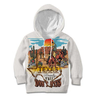 Texas Cultural Heritage Kid Hoodie Cowboy and Desert Howdy Y'All Don'T Mess