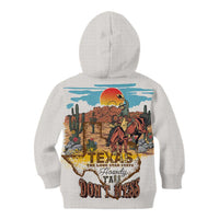 Texas Cultural Heritage Kid Hoodie Cowboy and Desert Howdy Y'All Don'T Mess