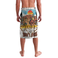 Texas Cultural Heritage Lavalava Cowboy and Desert Howdy Y'All Don'T Mess