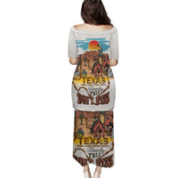 Texas Cultural Heritage Puletasi Cowboy and Desert Howdy Y'All Don'T Mess