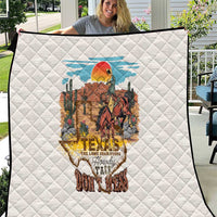 Texas Cultural Heritage Quilt Cowboy and Desert Howdy Y'All Don'T Mess