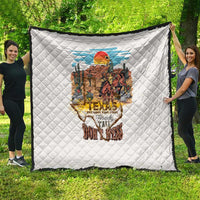 Texas Cultural Heritage Quilt Cowboy and Desert Howdy Y'All Don'T Mess