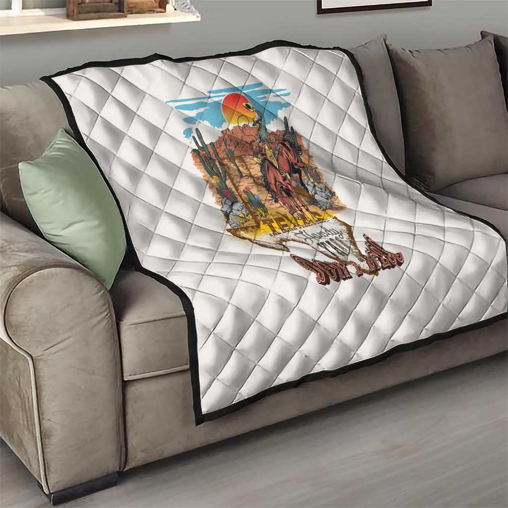 Texas Cultural Heritage Quilt Cowboy and Desert Howdy Y'All Don'T Mess