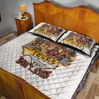 Texas Cultural Heritage Quilt Bed Set Cowboy and Desert Howdy Y'All Don'T Mess