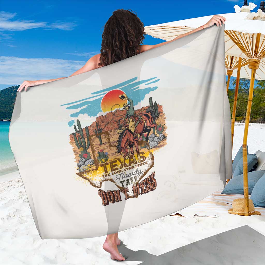 Texas Cultural Heritage Sarong Cowboy and Desert Howdy Y'All Don'T Mess