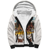 Texas Cultural Heritage Sherpa Hoodie Cowboy and Desert Howdy Y'All Don'T Mess