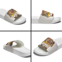 Texas Cultural Heritage Slide Sandals Cowboy and Desert Howdy Y'All Don'T Mess