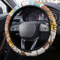 Texas Cultural Heritage Steering Wheel Cover Cowboy and Desert Howdy Y'All Don'T Mess